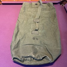 VTG-Vietnam Era U.S. Olive Green Drab Canvas Duffle Bag  1967  Good Cond.