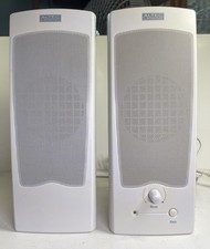 Vtg Altec Lansing ACS22 CLEAN Computer Multimedia Speakers WORKS FAST SHIP  