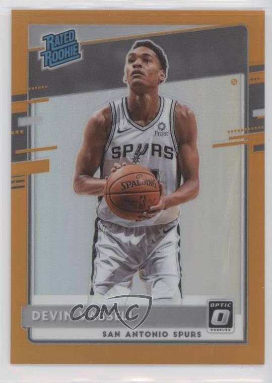 2020 Panini Donruss Optic Rated Rookie Orange Prizm /199 Devin Vassell #161 0p5y