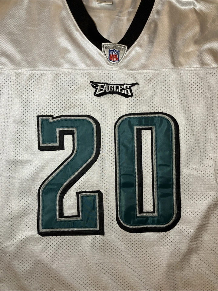 Reebok autêntico anos 2000 Brian Dawkins Philadelphia Eagles tamanho 60 - Imagem 3 de 4