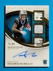 2025 Panini Immaculate Tetairoa McMillan (RC) Rookie Triple Patch Tag Auto /99