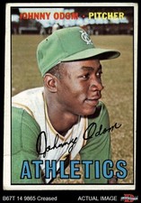 1967 Topps #282 Blue Moon Odom Athletics 2 - GOOD