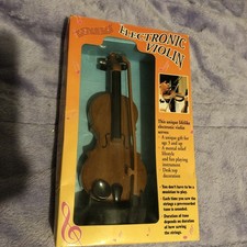 Mini Violin Electronic Musical Play Instrument Toy With Sound 11" Tall ,8 SONGS