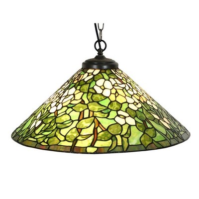 5LL-6351 Tiffany-Hänge-Lampe-Leuchte Clayre & Eef / Lumilamp