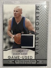 2024 Jason Kidd Game-Used Memorabilia Leaf In The Game Used Sports[GUM-58]