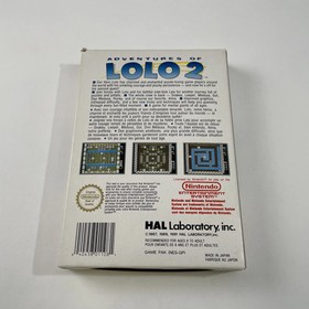 Nintendo NES Adventures Of Lolo 2 FRA Quasi neuf