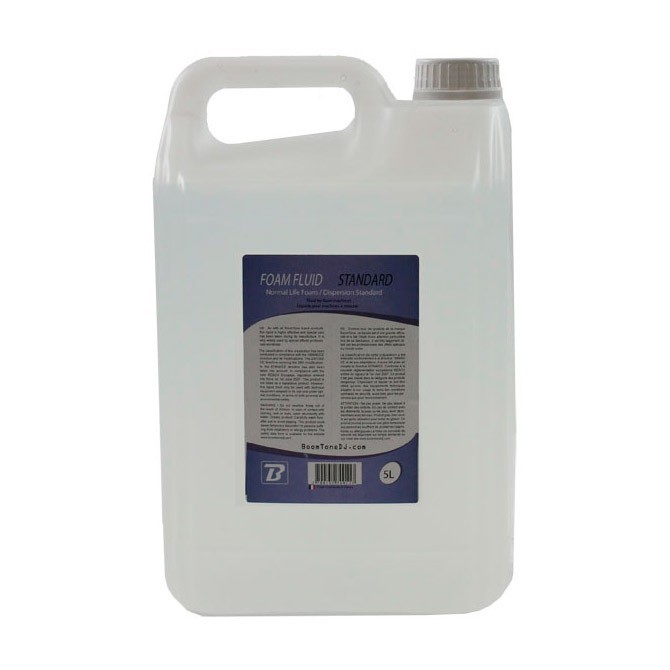 BoomTone DJ Foam Fluid Standard 5L : Liquide Mousse Haute Densité pour Canon et Machine à Effets