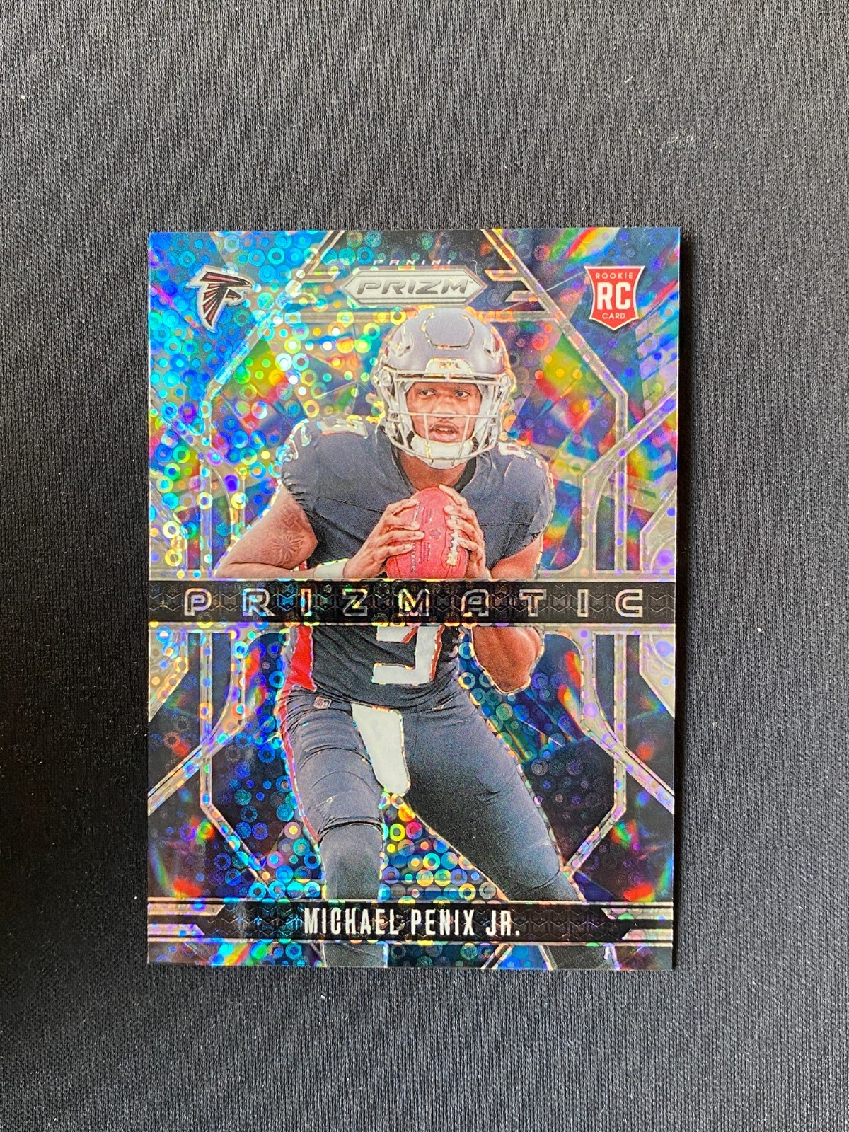 Michael Penix Jr. 2024 Panini Prizm NFL RC Prizmatic Fast Break Prizm #10