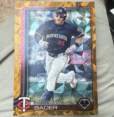 Topps 2025 Series 2 Harrison Bader #356 Minnesota Twins 26/50 Parallel