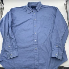 Polo Golf Ralph Lauren Lofting Shirt L/S Button Up Shirt Size XL Blue Pocket VGC