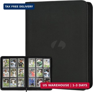 pokemon card binder side loader Amazon.com: Vault X 9 Pocket Sideloading Pages for 3 Ring Binder (50 Pack)  900 Cards, Double-Sided A4, Storage for Trading Cards (Black) : Toys & Games