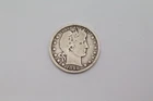 1898 Barber Quarter Silver Coin Better Grade Vintage U.S. 25C Collectible