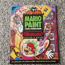 Mario Paint Super Nintendo SNES Official Strategy Guide Player's Hint Book