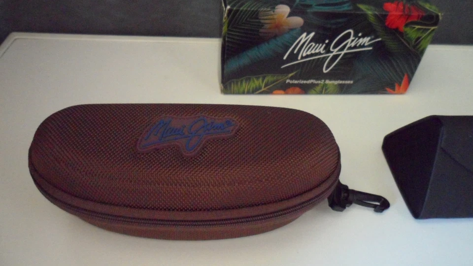 Maui Jim ORIGINAL Hartschale Brillen Etui mit Putztuch NEU Hard Shell Case NEW - Bild 1 von 4