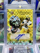 2024 Prestige Rookie RC AUTO Autograph Gold Diamond /50 JJ McCarthy Michigan