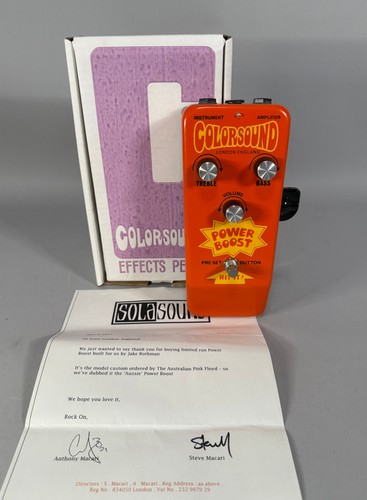 Colorsound PowerBoost Pedal