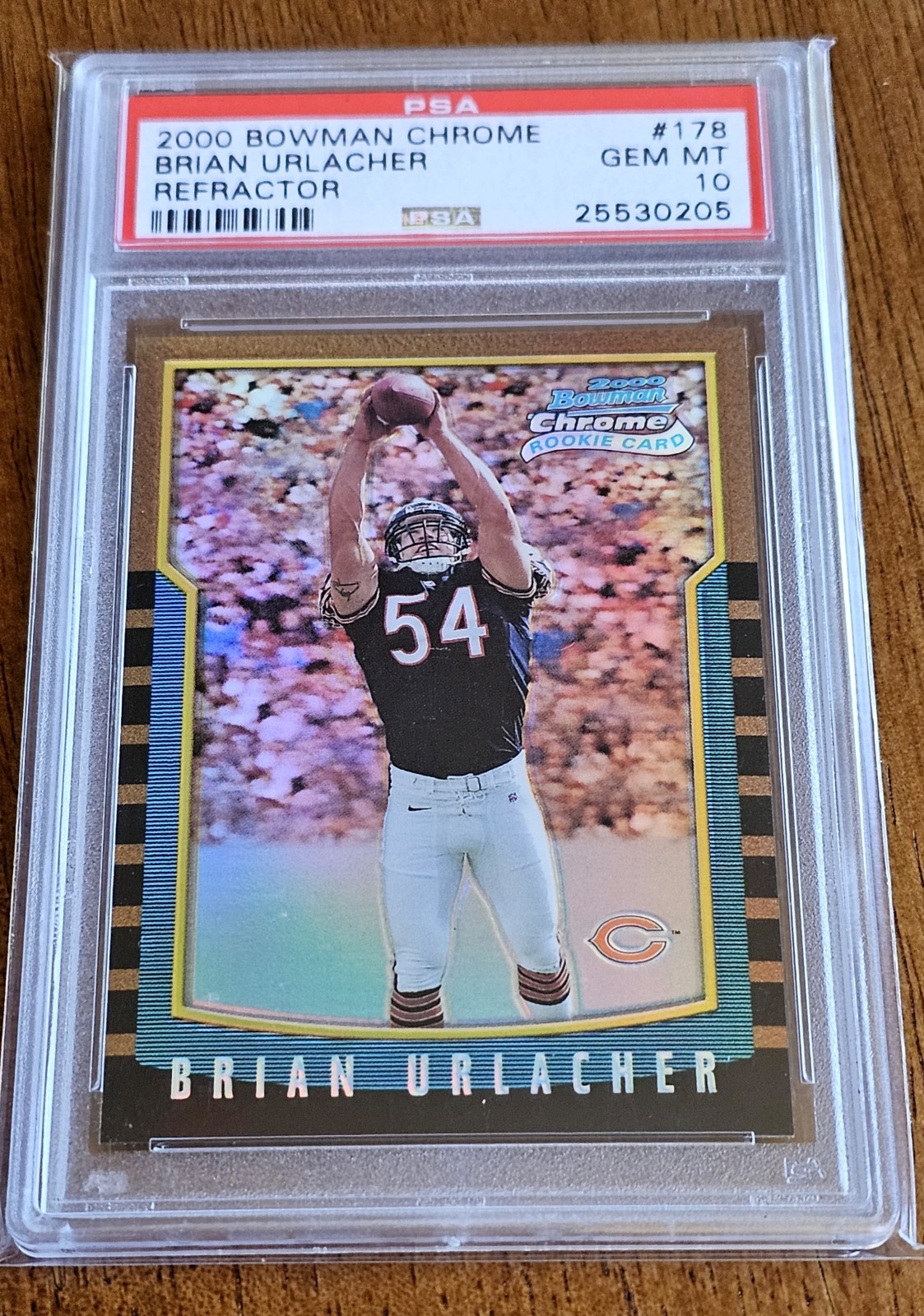 Brian Urlacher Bowman Chrome #178 Refractor