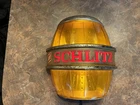 1966 Schlitz Vintage Barrel Keg Wall Sconce Light Milwaukee Beer Sign