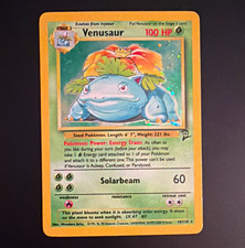 Wizards of the Coast Venusaur 18/130 Base Set 2 Holo Rare English 1999 100 HP on eBay