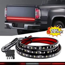 LED Tailgate Light Bar 60" Triple Row 5-Function Strip for Pickup Trailer SUV