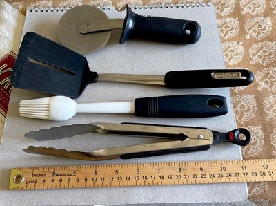 4 OXO Goodcook kitchen gadgets used.