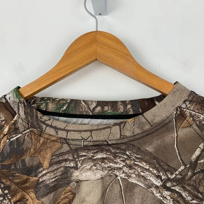 Top de camuflaje Scent Blocker Realtree para hombre 2XL manga larga poliéster caza Foto 3 de 4