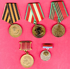 RUSSIA USSR SET OF 5 MEDALS 11245