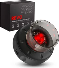 REVO the Original 4-in-1 Smart Cupping Therapy Massager with Red Light therapy 