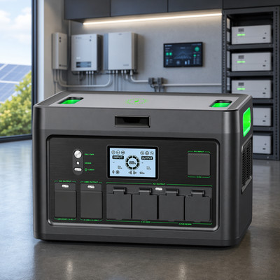 1840Wh,2380W  LiFePO4 Generator Portable Power Station For RV Backup