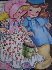 1949 vintage greeting card Forget Me Not Doll BIRTHDAY Jack and Jill — photo 2