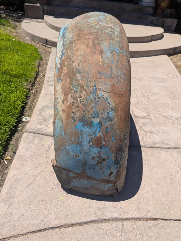 1942 1946 1947 FORD 1/2 TON PICKUP TRUCK REAR DRIVER SIDE FENDER LH 42-47 - Image 3 of 4