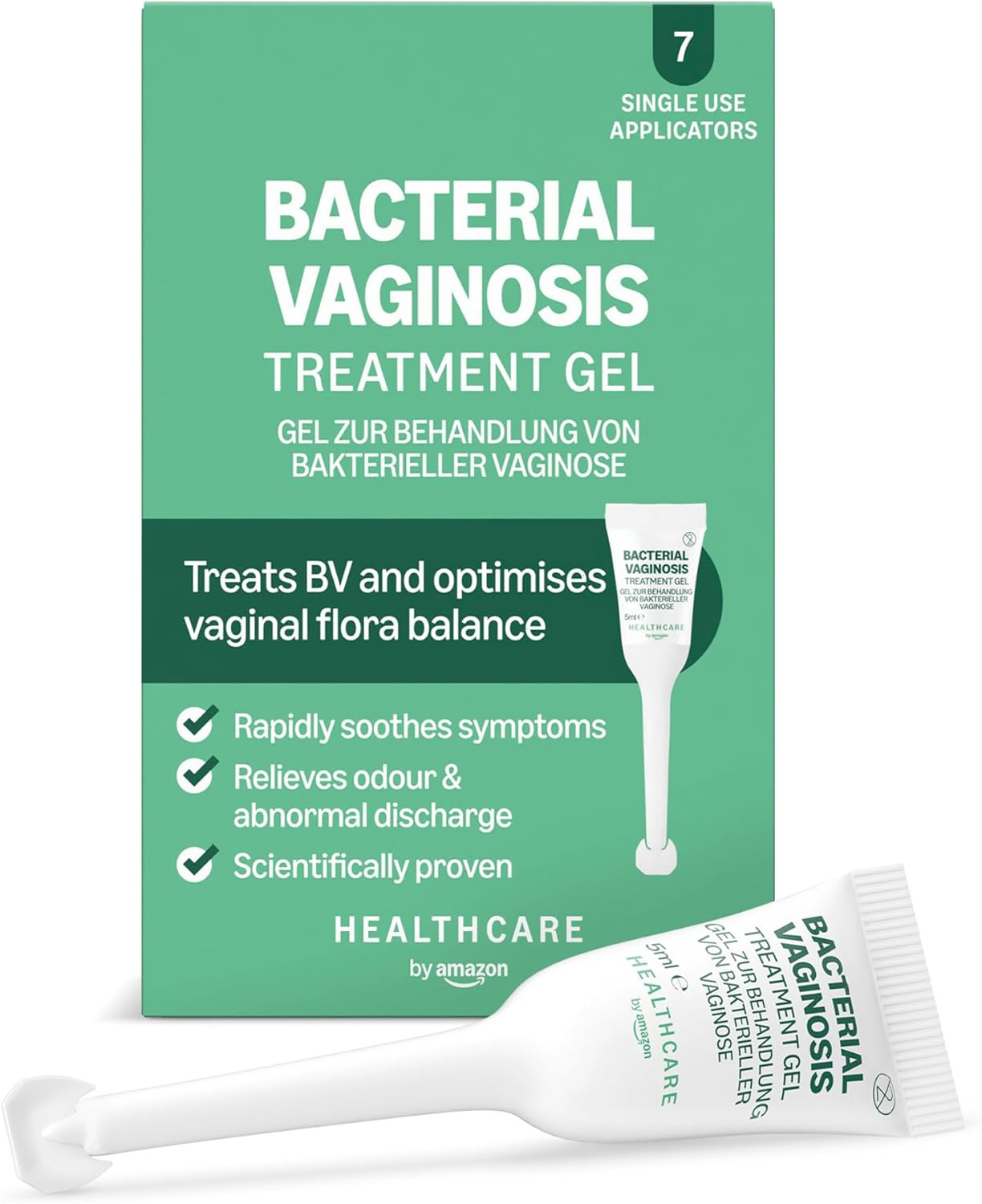Gel Vaginosi Batterica Healthcare - 7 Applicatori 5ml Trattamento Naturale