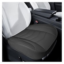 Luxury Faux Leather Car Seat Cover - Anti-Slip Waterproof Drive Seat Black