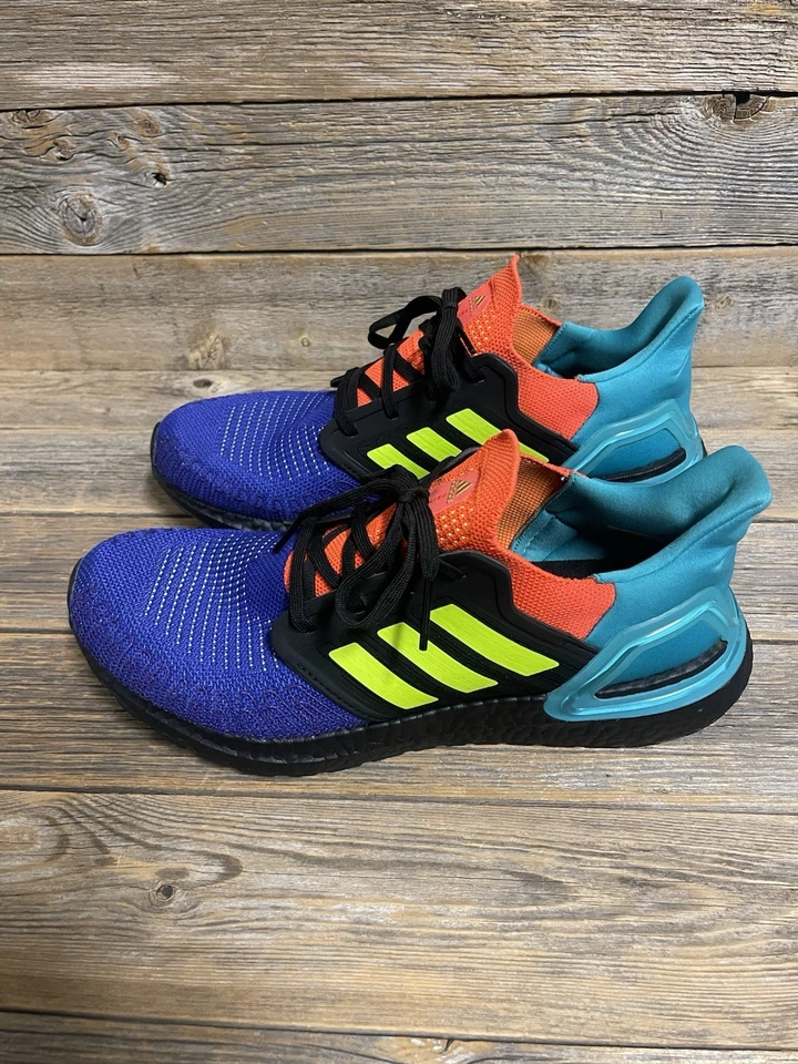 Adidas UltraBoost 20 Mens Size 10.5 Multicolor FV8332 Lightweight Running Sports - Image 3 of 4