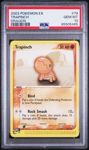 Trapinch graded PSA 10 for sale on eBay