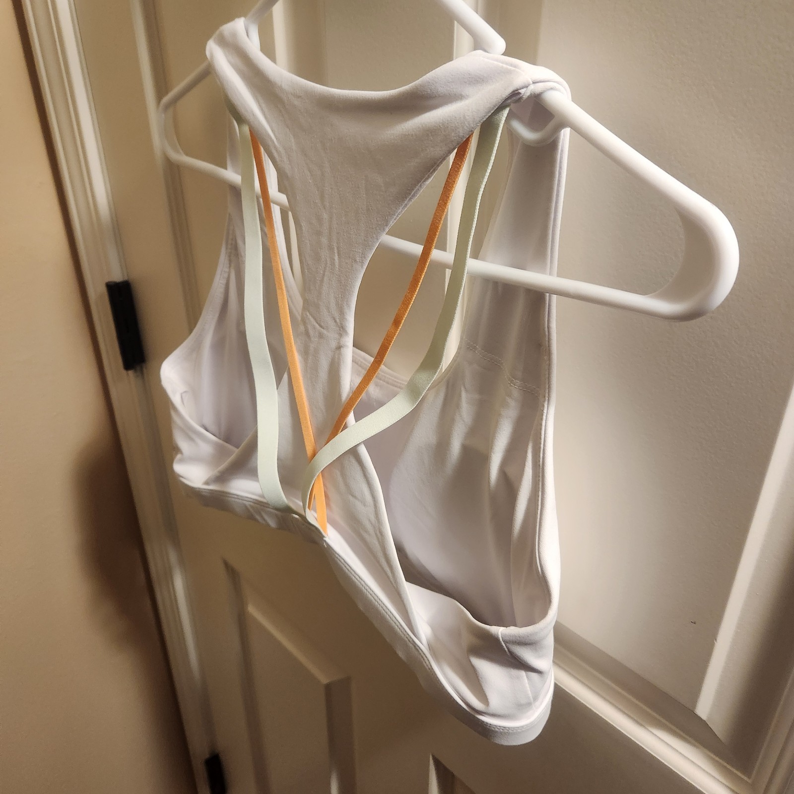 Fabletics Kessler Style Medium Impact White Strap… - image 6