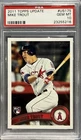 2011 Topps Update Mike Trout ROOKIE RC #US175 PSA 10 GEM MINT - Angels - HOF