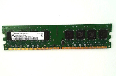 Qimonda (Infineon)   1GB DDR2-667 (PC2-5300U) Desktop Memory Module    