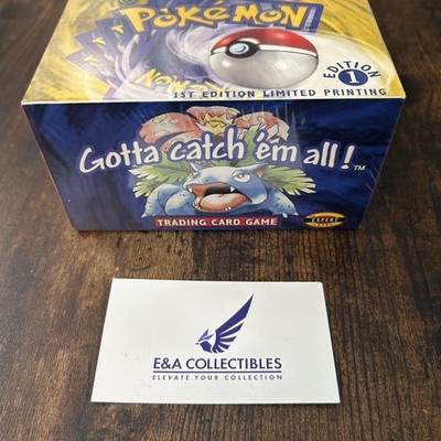 1999 Pokemon 1st Edition Base Set Booster Box Factory Sealed | eBay