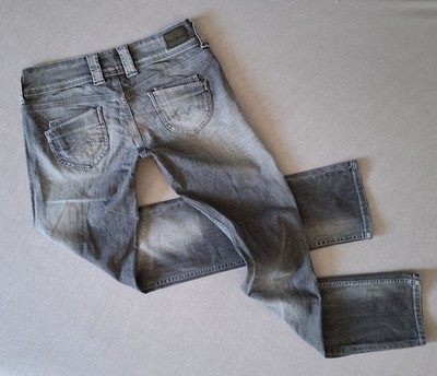 Beliebte Pepe Jeans Venus W29 L34 Hell Grau Straight Super Zustand 