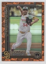 2025 Series 1 Spring Training Orange Foilboard 13/25 Mike King Michael #195 1mw5