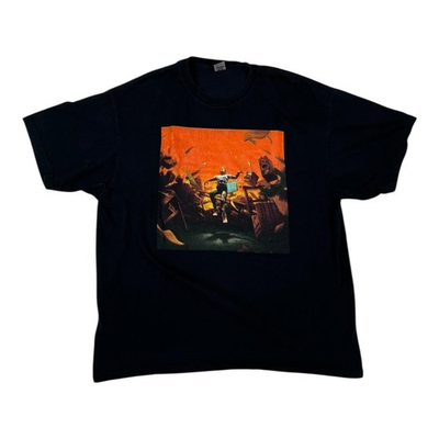 #ad Logic No Pressure T Shirt Mens XL Black Album Cover Hip Hop Rap Music Tee $12.00