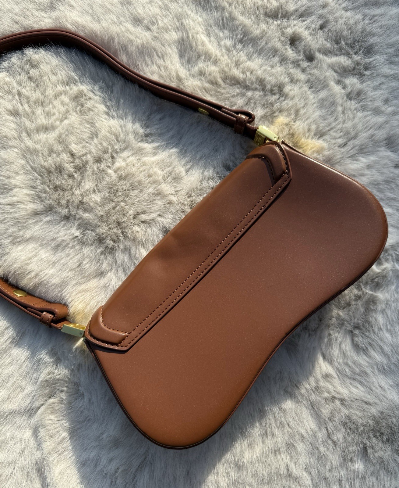 JW PEI Joy Bag - Brown Vegan Leather Shoulder Bag New image 3
