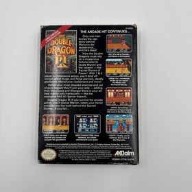 Double Dragon III NES Nintendo 1990 caja manual juego completo