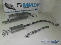 Imasaf Auspuffset Ab Kat für Opel Corsa D Sport 1.4 66KW 2006- | Flex+Msd+Esd