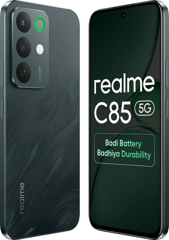 realme C85 5G ( Green, 128.0GB 6GB RAM)Dimensity 6300 Processor