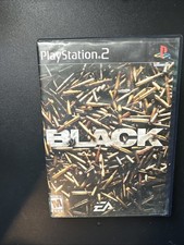 Black (Sony PlayStation 2, 2006) CIB Complete PS2 Tested Working