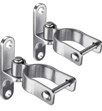 2Pack Wall Mount Gate Hinge  1-7/8'' Chain Link Fence Hinge for Farm, 304 Stain
