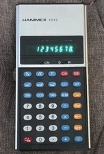 Vtg 80s Hanimex 1013 Scientific Digital Calculator RARE No Case