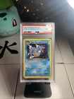 2000 Pokémon Team Rocket Dark Gyarados w/ Holo Swirl PSA 8 NM-MT #8/82
